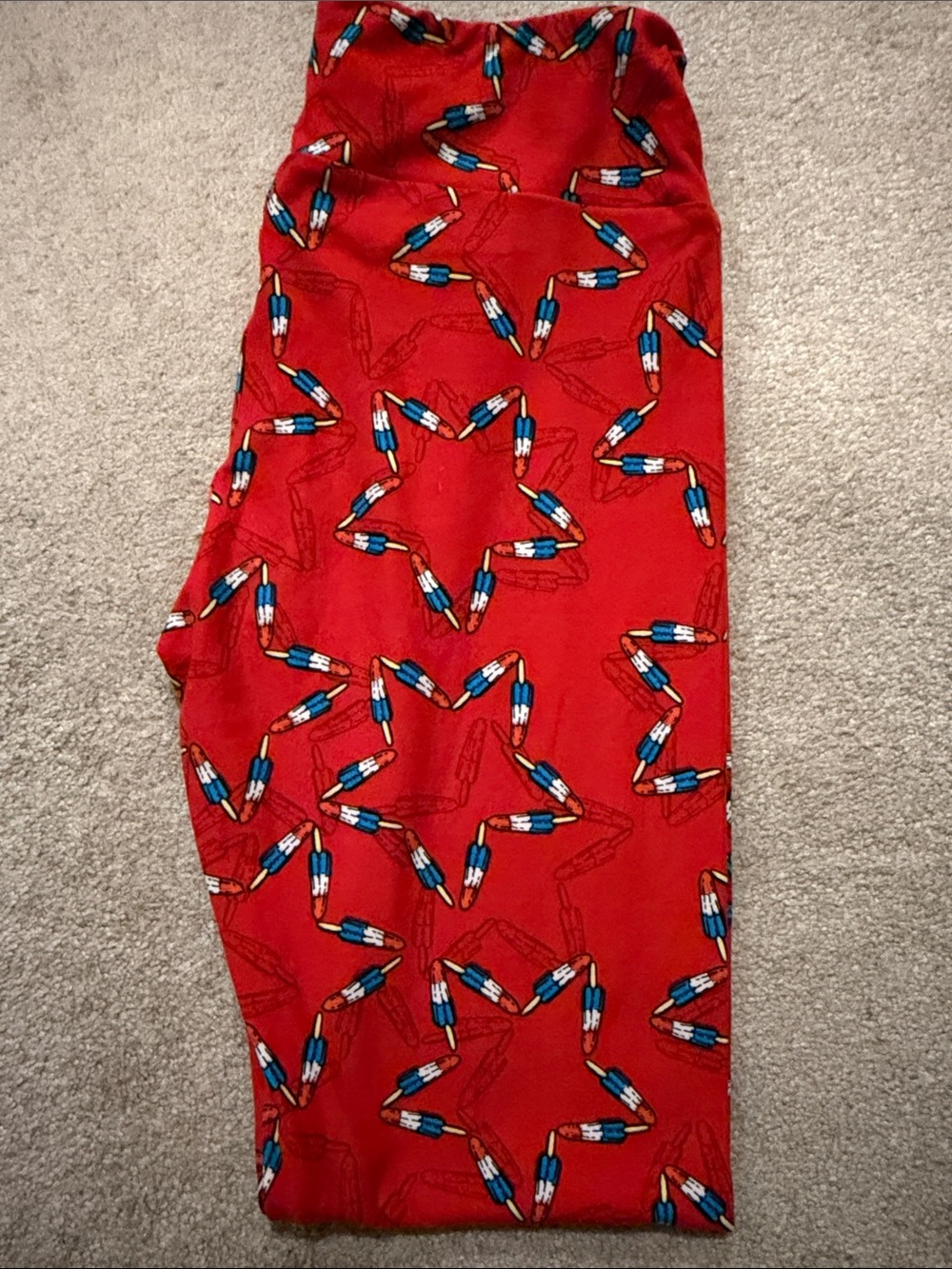 Lularoe 4th of July leggings, one size
